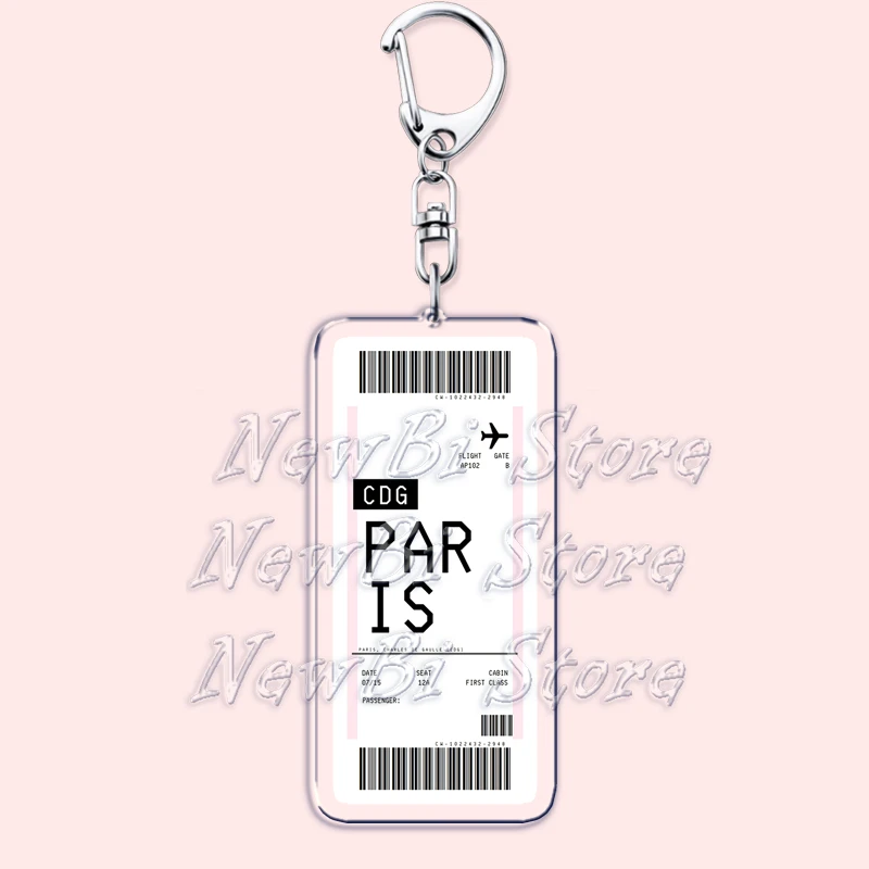 Plane Ticket Boarding Pass Key - Qantas Travel Accessories 评论和价格