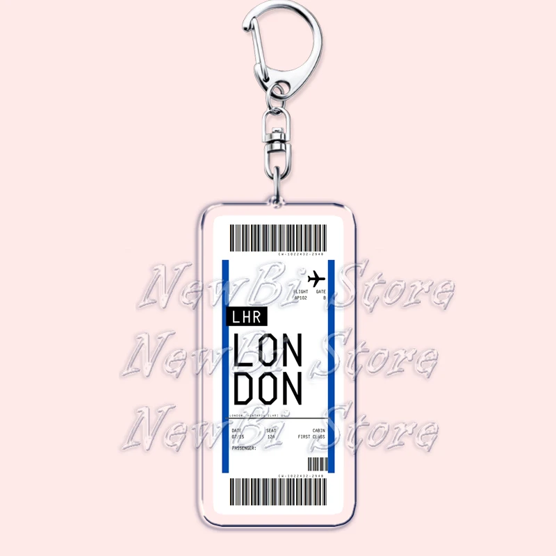 Plane Ticket Boarding Pass Key - Qantas Travel Accessories 评论和价格