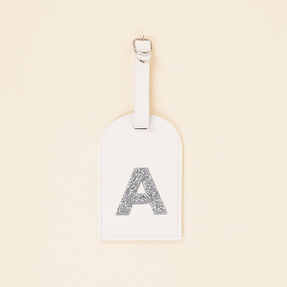 A-Z Rhinestone Monogram Leathe - Travel Accessories Name 评论和价格