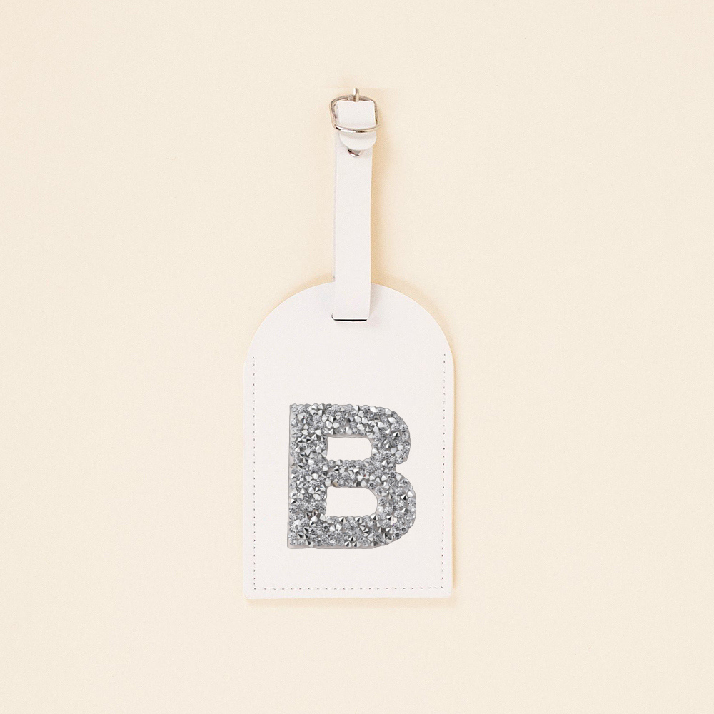 A-Z Rhinestone Monogram Leathe - Travel Accessories Name 评论和价格