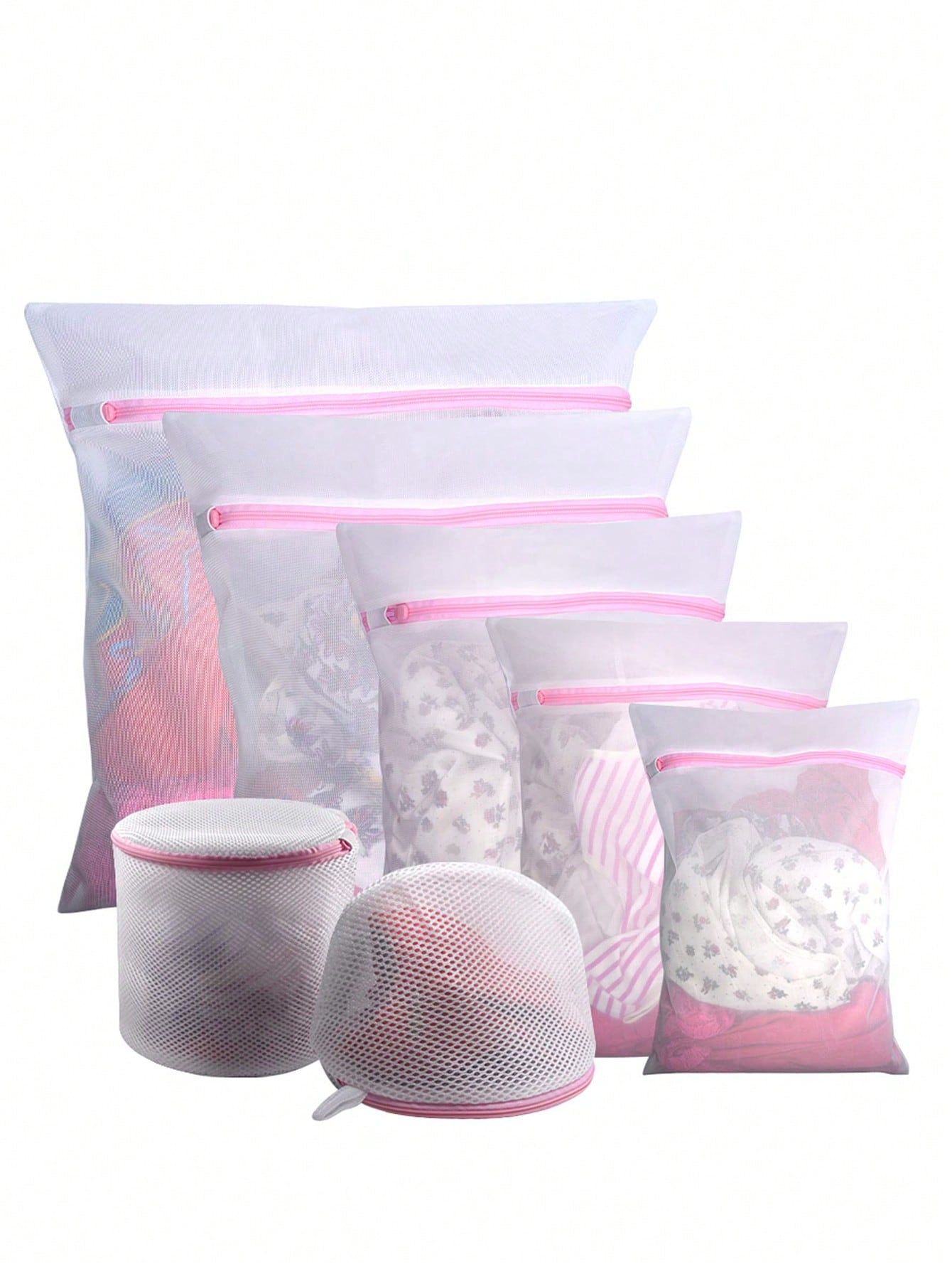 3Pcs/Set Zipped Laundry Bags R - Reusable Zip Bag 评论和价格