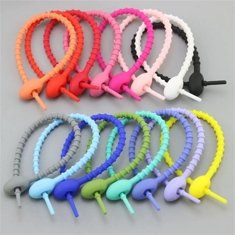 10Pcs/Lot Multi Color Silicone - Reusable Zip Bag 评论和价格