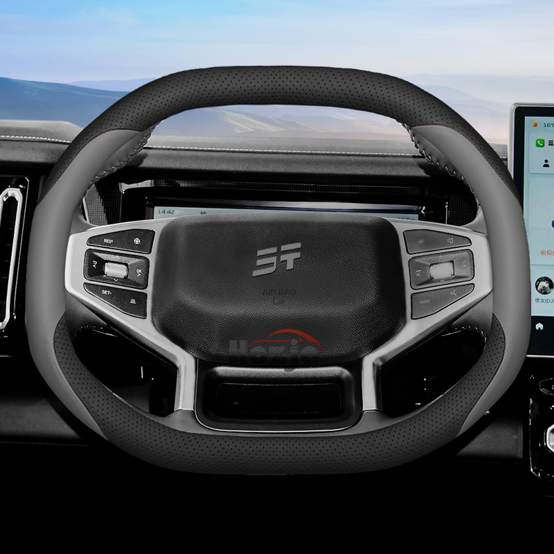 Leather Car Steering Wheel Cov - Travel Accessories You Need 评论和价格