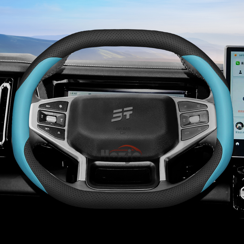 Leather Car Steering Wheel Cov - Travel Accessories You Need 评论和价格