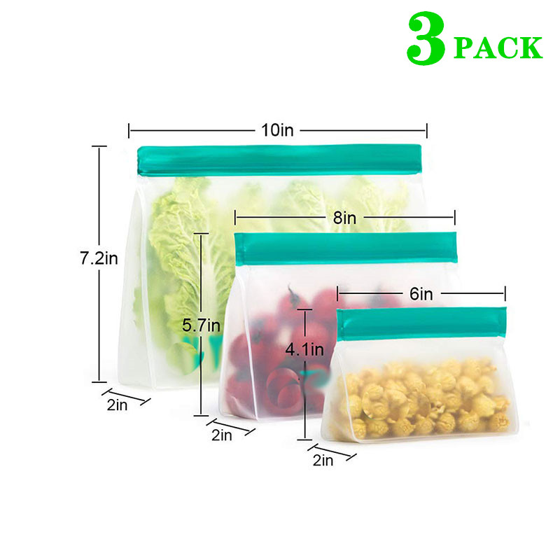 Reusable Food Storage Bag Upgr - Reusable Zip Bag 评论和价格