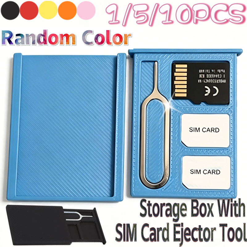 Portable PLA Memory Card Stora - Sim Card Holder Case 评论和价格
