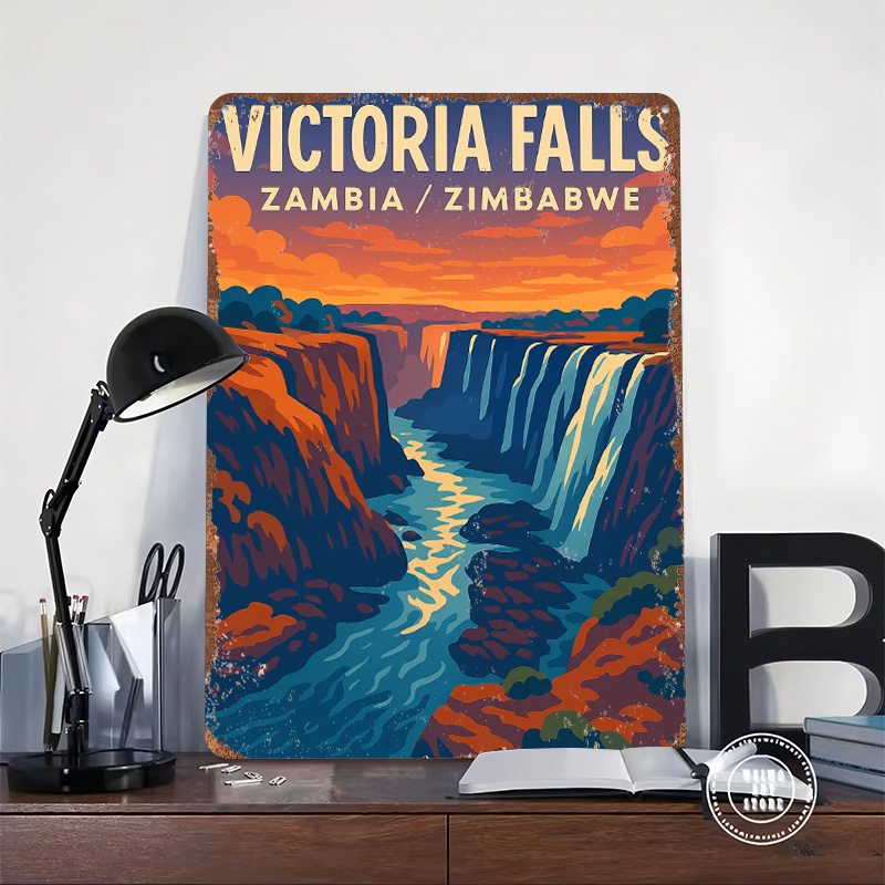 Victoria Falls Travel Tinplate - Travel Accessories Victoria 评论和价格