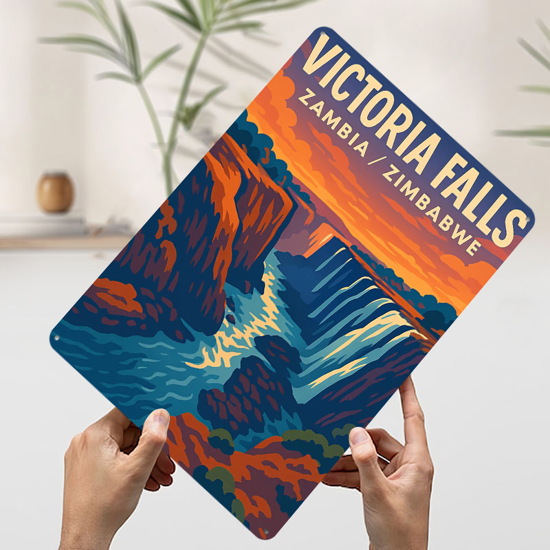 Victoria Falls Travel Tinplate - Travel Accessories Victoria 评论和价格