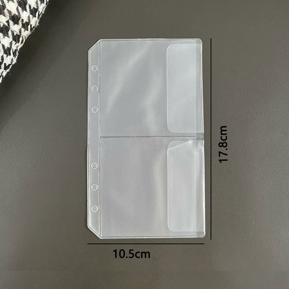 10Pcs A6 Transparent PVC Zippe - Reusable Zip Bag 评论和价格