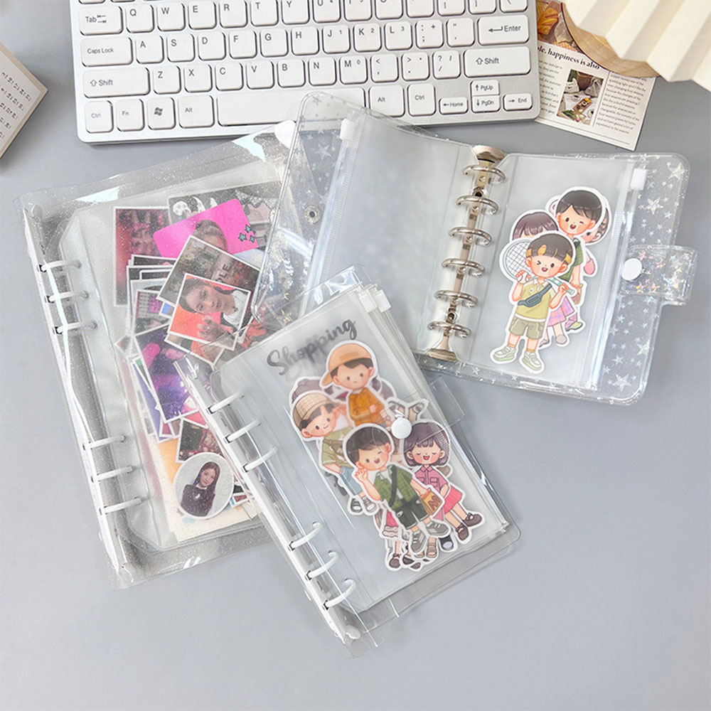 10Pcs A6 Transparent PVC Zippe - Reusable Zip Bag 评论和价格