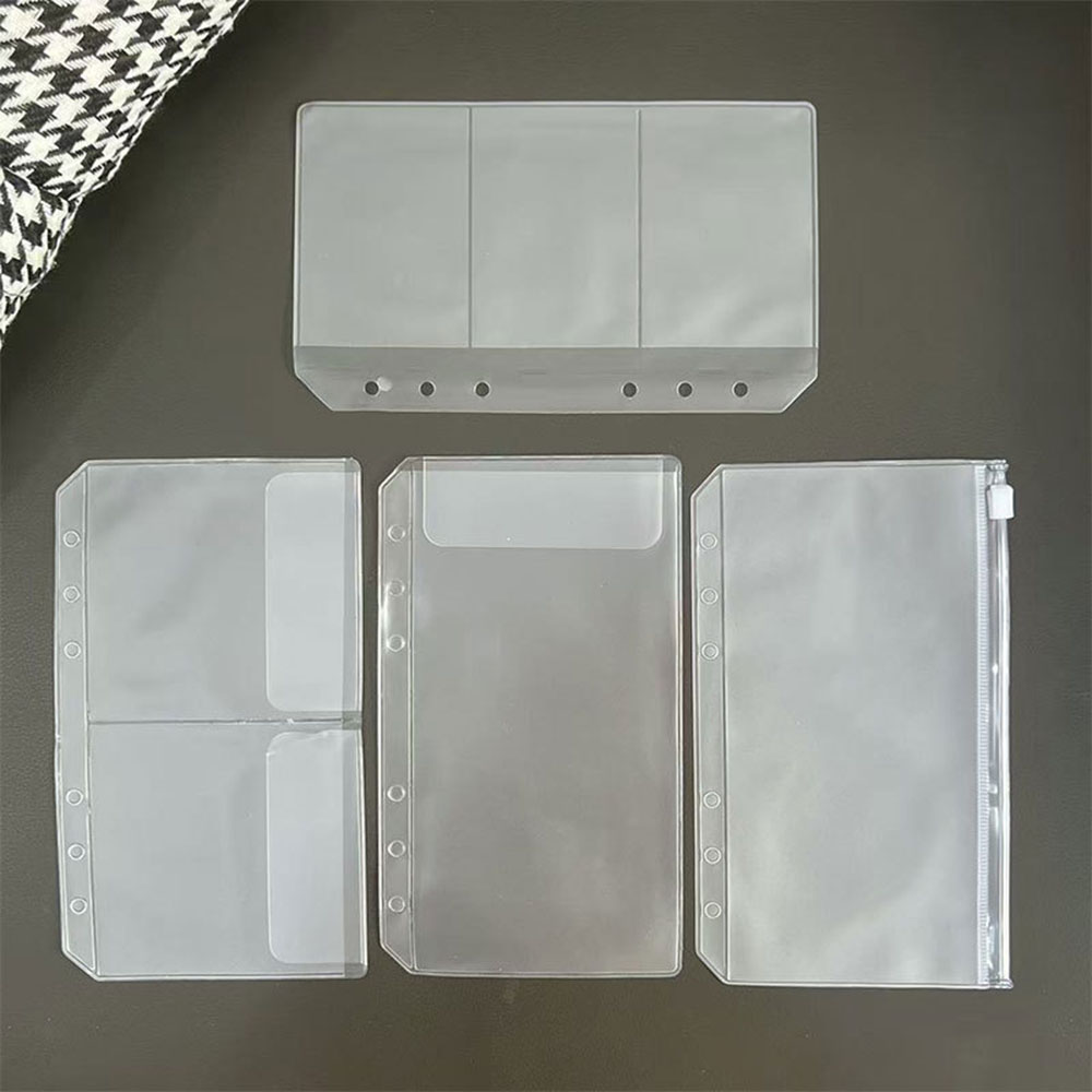 10Pcs A6 Transparent PVC Zippe - Reusable Zip Bag 评论和价格