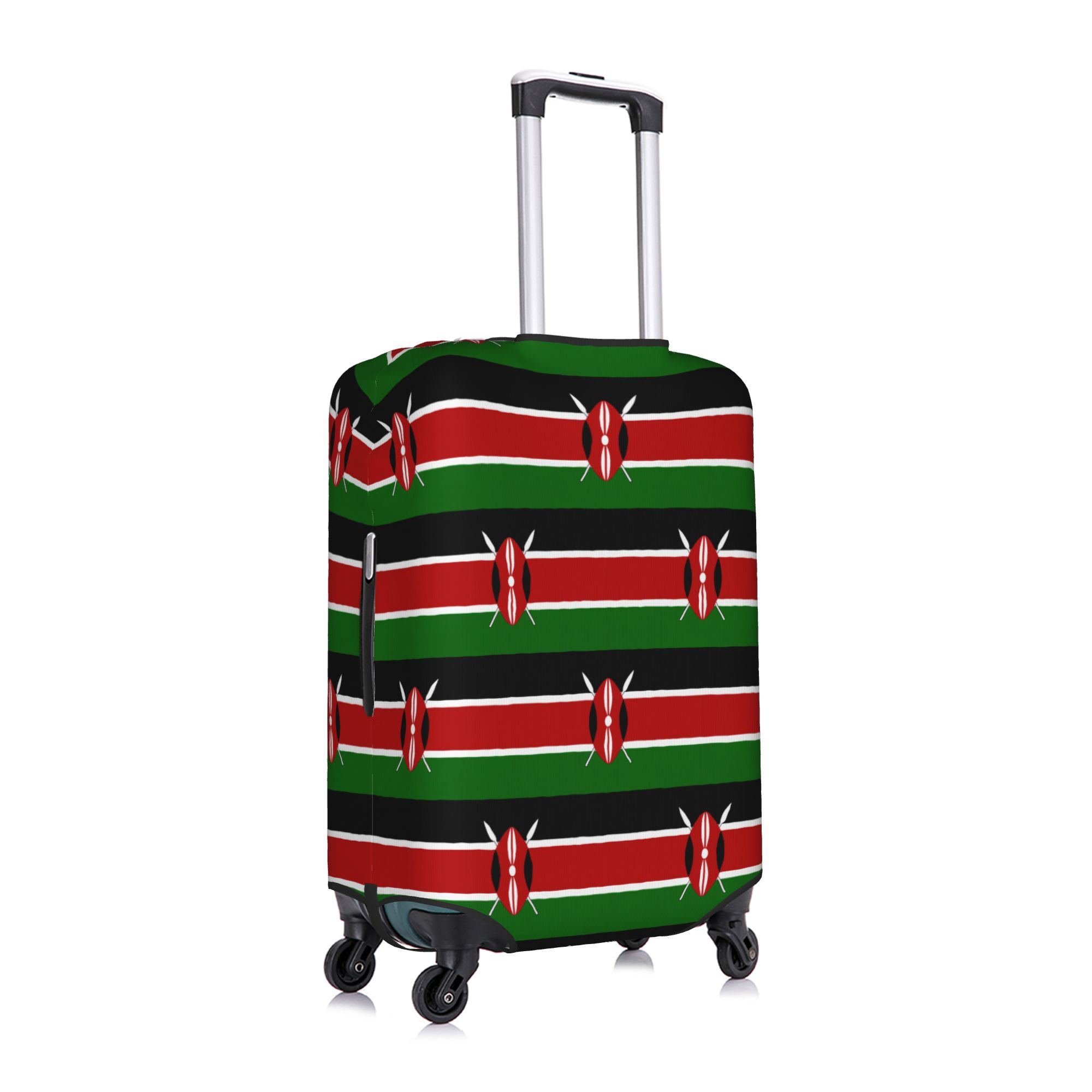 Kenya Flag  Luggage Cover Elas - Travel Accessories Kenya 评论和价格
